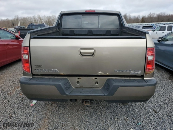 2011 Honda Ridgeline RTL with VIN 5FPYK1F51BB004639, listed as a Copart auction lot 49826765 with 284,356 mi miles and Clean Title. Bid and sale history available at carsss.com. Image 6.