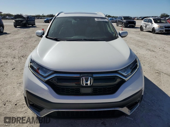 2022 Honda CR-V Touring with VIN 7FARW2H99NE053765, listed as a Copart auction lot 48046925 with 27,085 mi miles and Salvage Title. Bid and sale history available at carsss.com. Image 5.