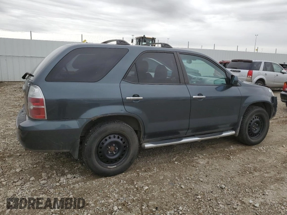 2004 Acura MDX Touring Pkg with VIN 2HNYD18604H000551, listed as a Copart auction lot 73553704 with 247,080 mi miles and Salvage Title. Bid and sale history available at carsss.com. Image 3.
