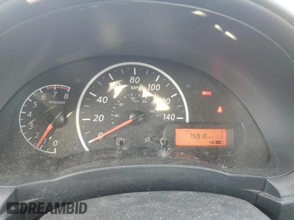 2017 Nissan Versa SV with VIN 3N1CN7AP4HL835782, listed as a Copart auction lot 43044055 with 75,910 mi miles and Non repairable. Bid and sale history available at DreamBid. Image 9.