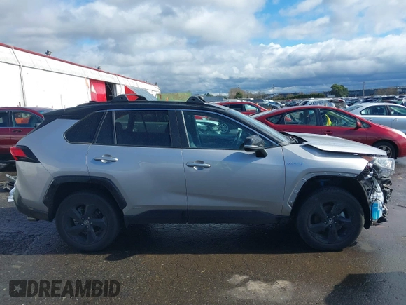2021 Toyota RAV4 Hybrid XSE with VIN 4T3E6RFV1MU057532, listed as a IAAI auction lot 41713474 with 22,164 mi miles. Bid and sale history available at carsss.com. Image 14.