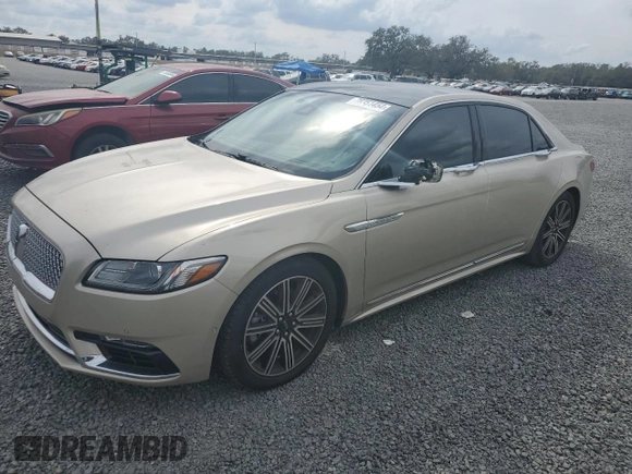 2017 Lincoln Continental Reserve with VIN 1LN6L9RP4H5608197, listed as a Copart auction lot 78351454 with 45,765 mi miles and Non Repairable. Bid and sale history available at carsss.com. Image 1.