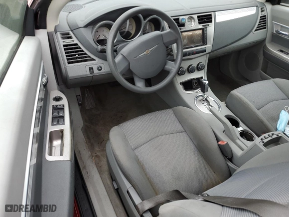 2008 Chrysler Sebring Touring with VIN 1C3LC55R38N281688, listed as a Copart auction lot 76594204 with 0 mi miles and Salvage Title. Bid and sale history available at carsss.com. Image 8.