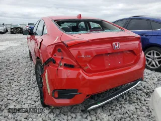 2020 Honda Civic Sedan EX with VIN 2HGFC1F38LH682345, listed as a Copart auction lot 52655705 with 52,556 mi miles and Salvage Title. Bid and sale history available at carsss.com. Image 6.