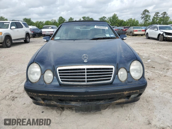 2002 Mercedes-Benz CLK with VIN WDBLK65G32T114364, listed as a Copart auction lot 54966935 with Not Provided miles and Clean Title. Bid and sale history available at carsss.com. Image 5.