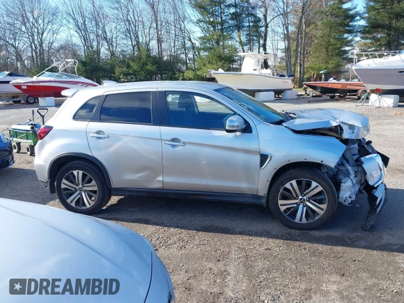 2021 Mitsubishi Outlander Sport ES with VIN JA4ARUAU3MU034283, listed as a IAAI auction lot 41082090 with 73,908 mi miles. Bid and sale history available at carsss.com. Image 14.