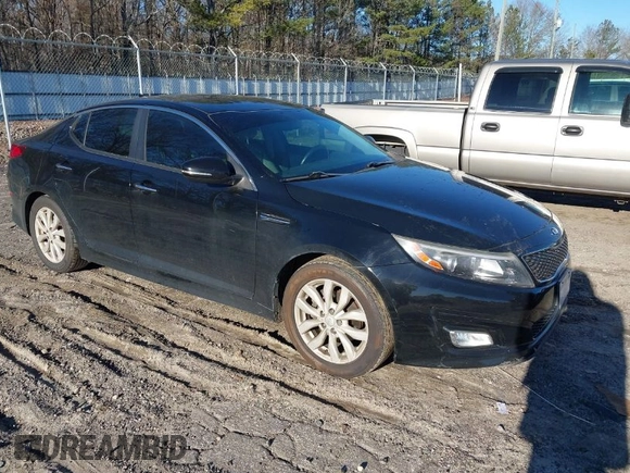 2015 Kia Optima EX with VIN 5XXGN4A74FG408253, listed as a IAAI auction lot 41336799 with 126,041 mi miles. Bid and sale history available at carsss.com. Image 1.