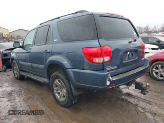 2006 Toyota Sequoia SR5 with VIN 5TDBT44A26S260206, listed as a IAAI auction lot 41658833 with 206,578 mi miles and . Bid and sale history available at DreamBid. Image 3.