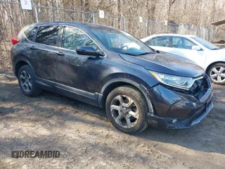 2017 Honda CR-V EX-L with VIN 5J6RW2H81HL074723, listed as a IAAI auction lot 41658178 with 107,248 mi miles. Bid and sale history available at carsss.com. Image 1.