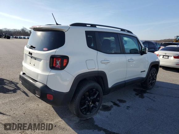2017 Jeep Renegade Altitude with VIN ZACCJBBHXHPF82848, listed as a Copart auction lot 84945694 with 104,846 mi miles and Clean title. Bid and sale history available at DreamBid. Image 3.
