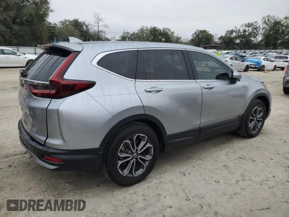 2020 Honda CR-V EX-L with VIN 2HKRW1H83LH426326, listed as a Copart auction lot 46158385 with 98,835 mi miles and Salvage Title. Bid and sale history available at carsss.com. Image 3.