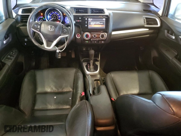 2015 Honda Fit EX-L with VIN 3HGGK5H83FM707228, listed as a Copart auction lot 50006055 with 97,573 mi miles and Salvage title. Bid and sale history available at DreamBid. Image 8.