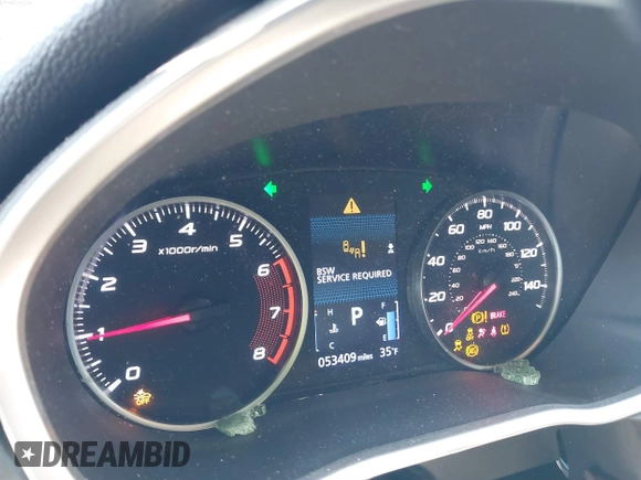 2020 Mitsubishi Eclipse Cross SE with VIN JA4AS5AA4LZ002069, listed as a IAAI auction lot 41016578 with 53,409 mi miles and . Bid and sale history available at DreamBid. Image 7.