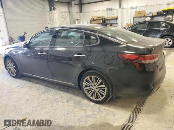 2018 Kia Optima SX with VIN 5XXGV4L24JG199414, listed as a Copart auction lot 42294745 with 65,698 mi miles and Salvage title. Bid and sale history available at DreamBid. Image 2.