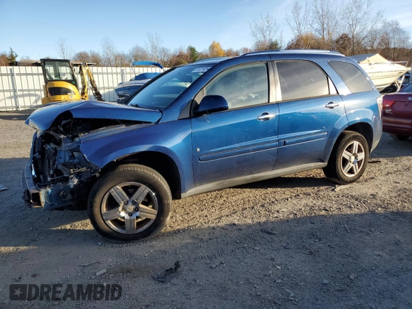 2008 Chevrolet Equinox LTZ with VIN 2CNDL83F886349171, listed as a Copart auction lot 81019094 with 142,727 mi miles and Clean Title. Bid and sale history available at carsss.com. Image 1.
