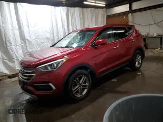 2017 Hyundai Santa Fe 2.4L z VIN 5XYZTDLB6HG459493, wystawiony jako Copart lot #58799515 z przebiegiem 86 232 mil mil oraz Szkoda całkowita • Salvage title. Historia ofert i sprzedaży dostępna na DreamBid. Obrazek 1.