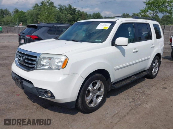 2013 Honda Pilot EX-L with VIN 5FNYF4H63DB077552, listed as a IAAI auction lot 42483801 with 218,823 mi miles and . Bid and sale history available at DreamBid. Image 2.