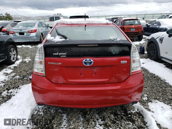 2011 Toyota Prius I with VIN JTDKN3DU9B0293392, listed as a Copart auction lot 51018005 with 206,511 mi miles and Salvage Title. Bid and sale history available at DreamBid. Image 6.