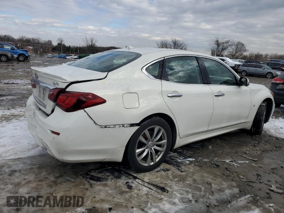 2015 Infiniti Q70 z VIN JN1BY1AR7FM560994, wystawiony jako Copart lot #86988034 z przebiegiem 92 028 mil mil oraz Szkoda całkowita • Salvage title. Historia ofert i sprzedaży dostępna na DreamBid. Obrazek 3.