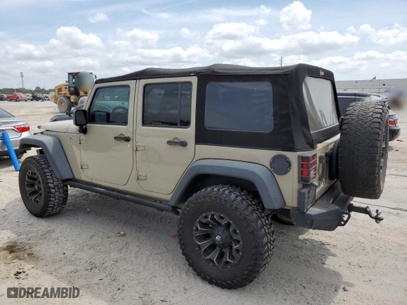 2017 Jeep Wrangler Unlimited Sport with VIN 1C4BJWDG5HL670282, listed as a Copart auction lot 52332905 with 106,022 mi miles and Salvage Title. Bid and sale history available at carsss.com. Image 2.