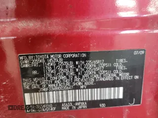 2009 Toyota RAV4 with VIN JTMBF33V89D020647, listed as a Copart auction lot 48384815 with 139,607 mi miles and Salvage Title. Bid and sale history available at carsss.com. Image 13.