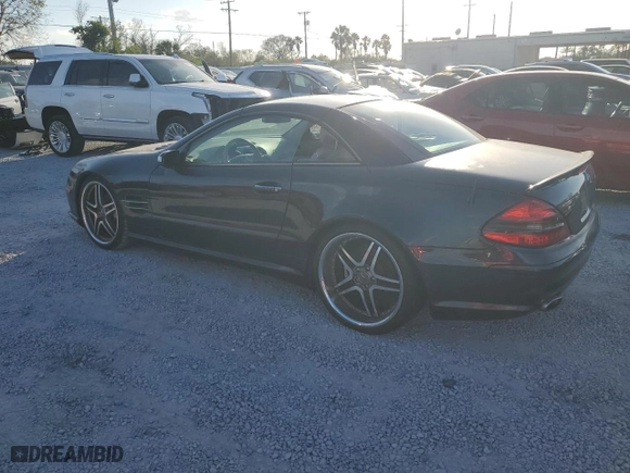2005 Mercedes-Benz SL-Class 5.0L with VIN WDBSK75F45F101957, listed as a Copart auction lot 45028635 with 230,649 mi miles and Clean Title. Bid and sale history available at carsss.com. Image 2.