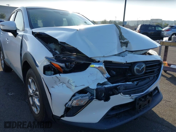 2021 Mazda CX-3 Sport with VIN JM1DKDB75M1500023, listed as a IAAI auction lot 41461424 with 65,162 mi miles. Bid and sale history available at carsss.com. Image 6.