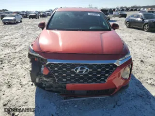 2020 Hyundai Santa Fe SEL with VIN 5NMS33AD7LH212367, listed as a Copart auction lot 46372605 with 54,894 mi miles and Salvage Title. Bid and sale history available at carsss.com. Image 5.