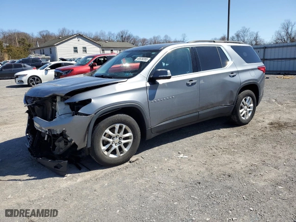 2019 Chevrolet Traverse LT Cloth with VIN 1GNEVGKW3KJ259278, listed as a Copart auction lot 49539265 with 157,038 mi miles and Salvage Title. Bid and sale history available at carsss.com. Image 1.