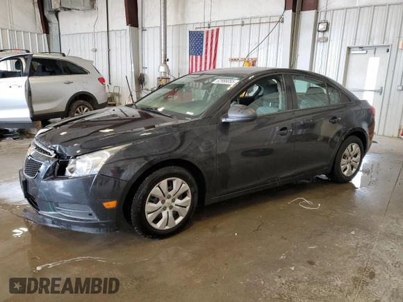 2014 Chevrolet Cruze LS with VIN 1G1PA5SH5E7177789, listed as a Copart auction lot 52988055 with 173,009 mi miles and Non Repairable. Bid and sale history available at carsss.com. Image 1.