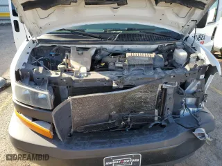 2019 GMC Savana Cargo Van with VIN 1GTW7AFGXK1348515, listed as a Copart auction lot 43860155 with 202,157 mi miles and Salvage Title. Bid and sale history available at carsss.com. Image 12.
