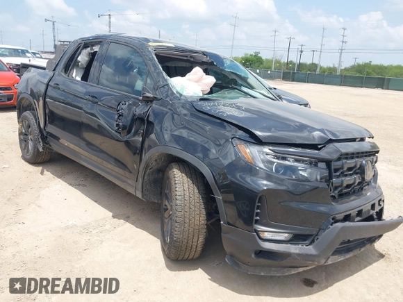 2024 Honda Ridgeline Sport with VIN 5FPYK3F1XRB029557, listed as a IAAI auction lot 42459032 with 4,437 mi miles and . Bid and sale history available at DreamBid. Image 1.