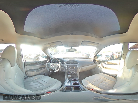 2014 Buick Enclave Leather with VIN 5GAKVBKD3EJ275676, listed as a Copart auction lot 52356235 with 163,402 mi miles and Salvage Title. Bid and sale history available at DreamBid. Image 14.