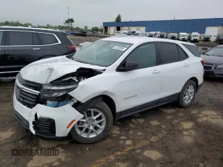 2023 Chevrolet Equinox LS with VIN 3GNAXHEGXPL244473, listed as a Copart auction lot 57528505 with 18,244 mi miles and Non repairable. Bid and sale history available at DreamBid. Image 1.