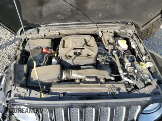 2021 Jeep Wrangler Unlimited Sahara with VIN 1C4HJXEN3MW539731, listed as a Copart auction lot 55119785 with 84,054 mi miles and Salvage title. Bid and sale history available at DreamBid. Image 12.