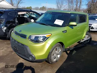 2015 Kia Soul with VIN KNDJN2A2XF7789632, listed as a IAAI auction lot 41547010 with 82,829 mi miles. Bid and sale history available at carsss.com. Image 2.