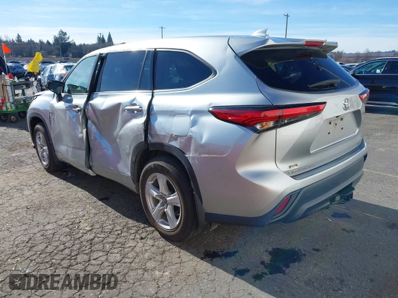 2020 Toyota Highlander LE with VIN 5TDBZRBH0LS045947, listed as a IAAI auction lot 41489923 with 81,946 mi miles and . Bid and sale history available at DreamBid. Image 3.
