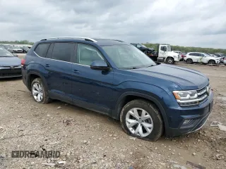 2018 Volkswagen Atlas SE with VIN 1V2DP2CA1JC592679, listed as a Copart auction lot 54727595 with 143,310 mi miles and Salvage title. Bid and sale history available at DreamBid. Image 4.