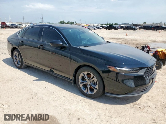 2024 Honda Accord EX with VIN 1HGCY1F37RA059116, listed as a Copart auction lot 60640435 with Not provided miles and Salvage title. Bid and sale history available at DreamBid. Image 4.