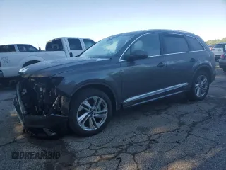 2022 Audi Q7 Premium with VIN WA1AJBF72ND009097, listed as a Copart auction lot 55110405 with 29,050 mi miles and Salvage title. Bid and sale history available at DreamBid. Image 1.