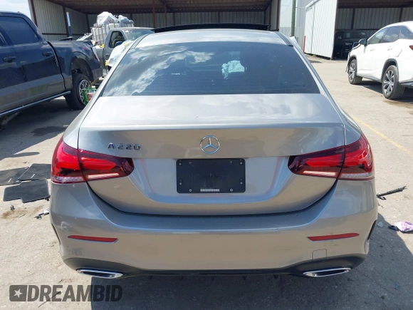 2020 Mercedes-Benz A 220 with VIN WDD3G4EB5LW036512, listed as a IAAI auction lot 40382327 with 59,667 mi miles and . Bid and sale history available at DreamBid. Image 16.