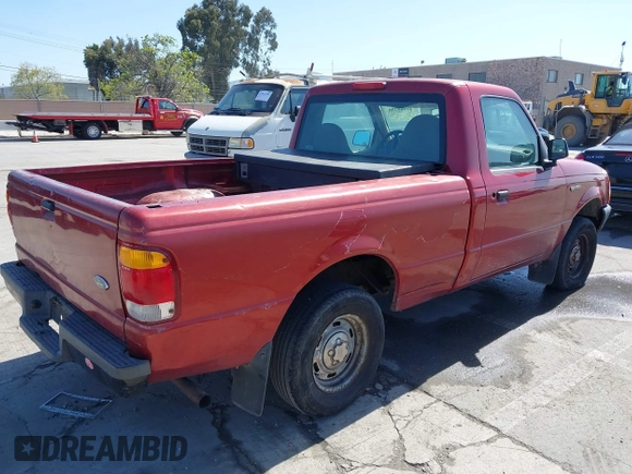 1999 Ford Ranger XL with VIN 1FTYR10C0XPB35439, listed as a IAAI auction lot 41969738 with 314,227 mi miles. Bid and sale history available at carsss.com. Image 4.