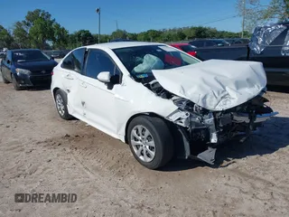2022 Toyota Corolla LE with VIN JTDEPMAE8NJ209121, listed as a IAAI auction lot 39179770 with 41,893 mi miles and . Bid and sale history available at carsss.com. Image 6.