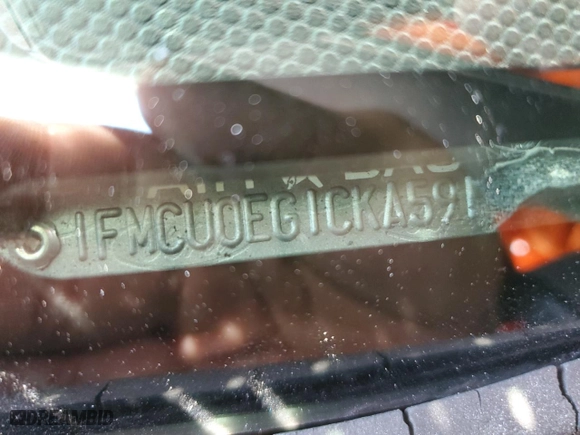 2012 Ford Escape Limited with VIN 1FMCU0EG1CKA59117, listed as a Copart auction lot 48172195 with 183,735 mi miles and Salvage Title. Bid and sale history available at carsss.com. Image 14.