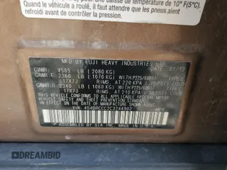 2012 Subaru Outback 2.5i Prem with VIN 4S4BRCCC2C3244902, listed as a Copart auction lot 68109244 with 212,901 mi miles and Salvage Title. Bid and sale history available at carsss.com. Image 15.