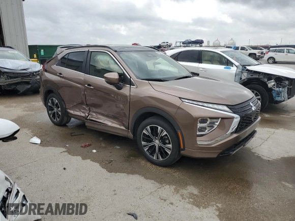 2022 Mitsubishi Eclipse Cross SE с VIN JA4ASWAA7NZ047483, выставлен на аукционе Copart как лот 51281385 с пробегом 35 393 миль миль и Списание • Salvage title. История ставок и продаж доступна на DreamBid. Изображение 4.