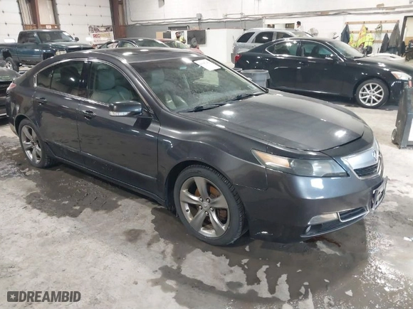 2012 Acura TL Tech Auto with VIN 19UUA9F50CA005267, listed as a IAAI auction lot 41647202 with 144880 miles. Bid and sale history available at carsss.com. Image 1.