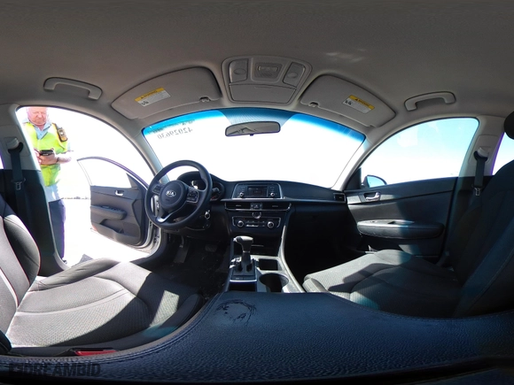 2016 Kia Optima LX with VIN 5XXGT4L37GG043391, listed as a IAAI auction lot 42029630 with 108,511 mi miles. Bid and sale history available at carsss.com. Image 18.