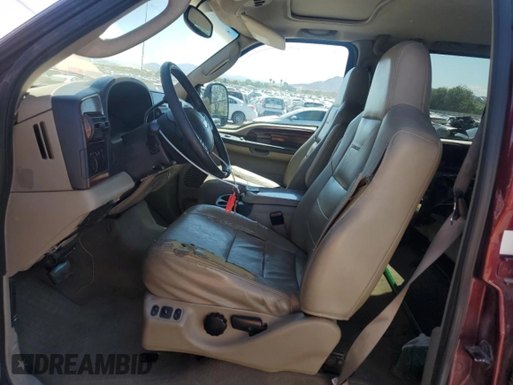 2005 Ford F-250 XL with VIN 1FTSW21P95EA38612, listed as a Copart auction lot 55446725 with Not provided miles and Salvage title. Bid and sale history available at DreamBid. Image 7.