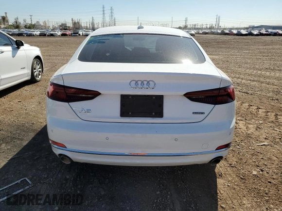 2019 Audi A5 Sportback Premium Plus with VIN WAUBNCF53KA008747, listed as a Copart auction lot 68033083 with 41,219 mi miles. Bid and sale history available at carsss.com. Image 6.